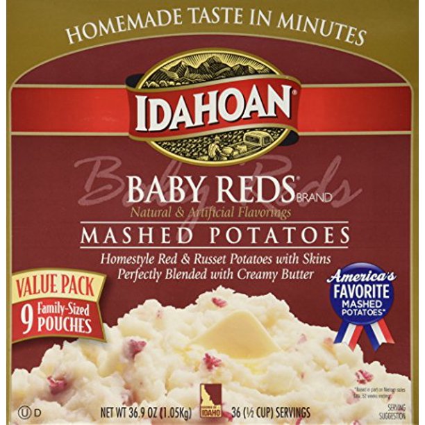 Idahoan Baby Reds Value Pack Mashed Potatoes (4 oz., 9 pk.)