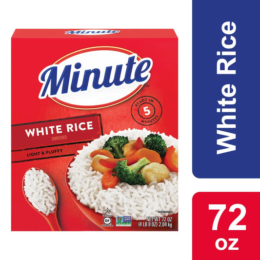 Minute Instant Light and Fluffy White Rice (72 oz.)