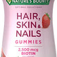 Nature's Bounty Hair, Skin, and Nails Vitamin Gummies With Biotin (230 ct.)