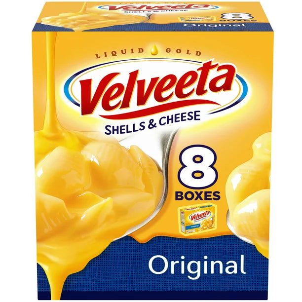 Velveeta Shells and Cheese Original Mac and Cheese Meal (12 oz., 8 pk.)