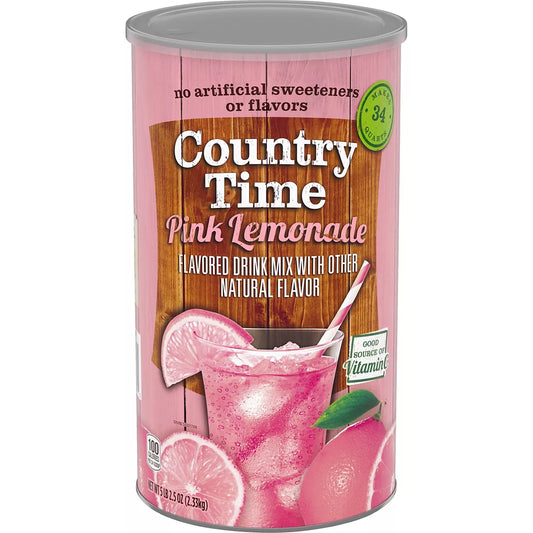 Country Time Pink Lemonade Drink Mix, 82.5 oz.