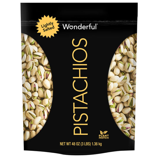 Wonderful Pistachios, Roasted Lightly Salted (48 oz.)