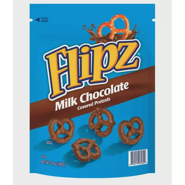 Flipz Milk Chocolate Covered Pretzels (24 oz.)