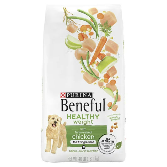 Purina Beneful Healthy Weight Dry Dog Food With Farm-Raised Chicken (48 lbs.)