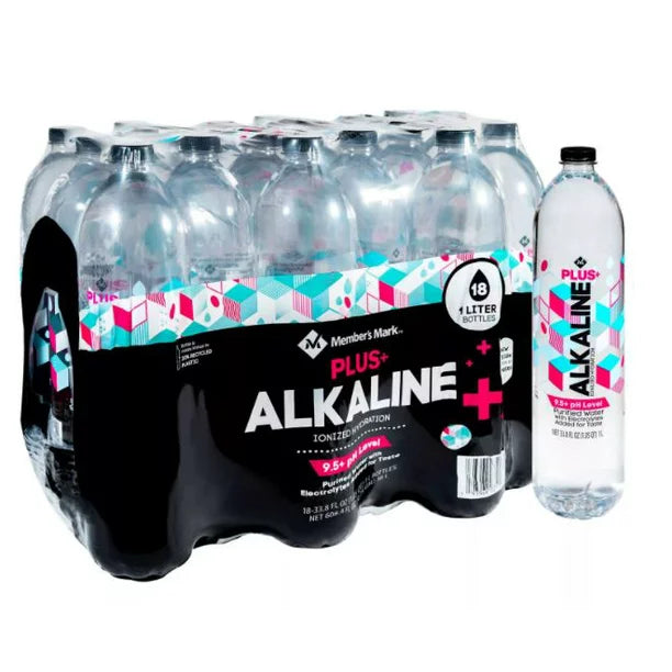 Member's Mark Plus+ Alkaline Water (1L., 18 pk.)