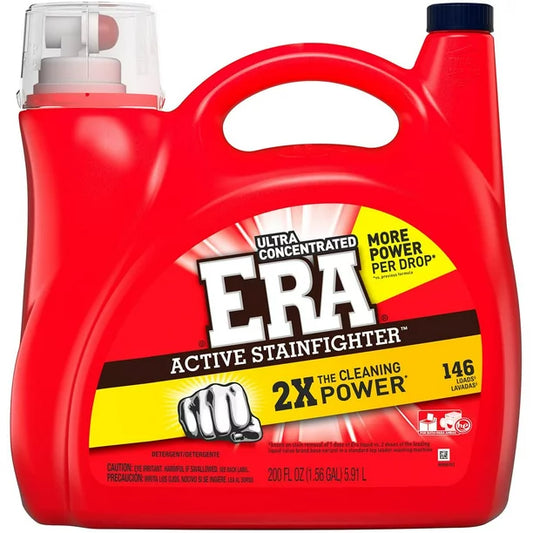 Era Active Stainfighter Ultra Concentrated Liquid Laundry Detergent (200 oz., 146 loads)