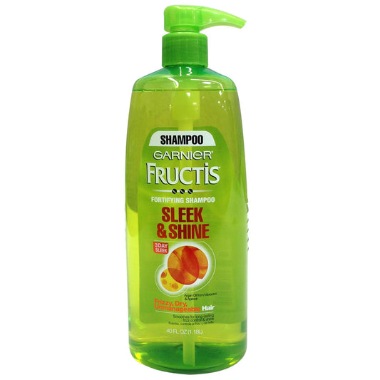 Garnier Fructis Sleek & Shine Smoothing Shampoo with Pump (40 fl. oz.)