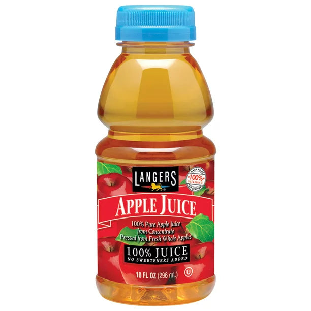 Langers 100% Apple Juice (10 fl. oz. bottles, 12 pk.)