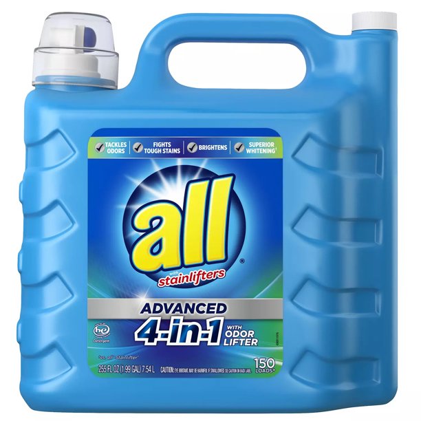 all Advanced 4-in-1 (150 loads., 255 fl. oz.)