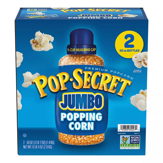 Pop Secret Jumbo Popcorn Kernels, 2 ct./50 oz.