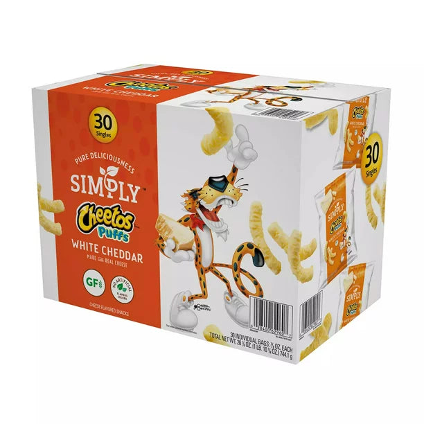 Simply Cheetos Puffs White Cheddar (30 ct.)