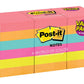 Post-it Notes, 1 3/8" x 1 7/8", Cape Town Collection, 18 Pads, 1,800 Total Sheets