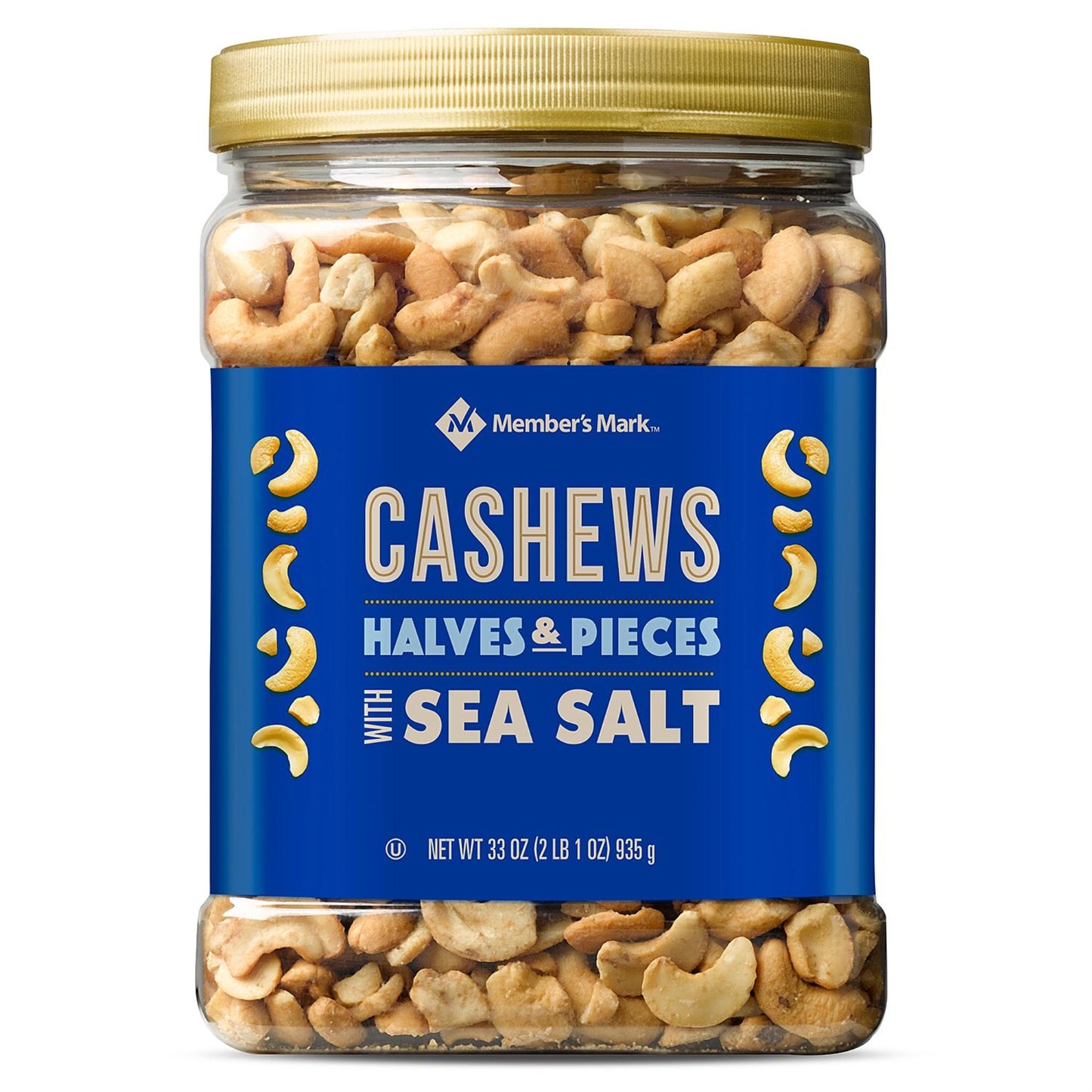 Member's Mark Cashew Halves and Pieces with Sea Salt (33 oz.)