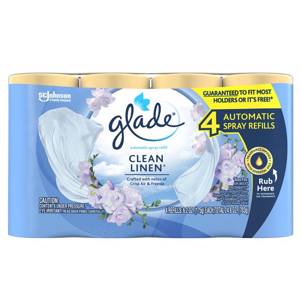 Glade Automatic Spray Air Freshener Refill, 4 pk.