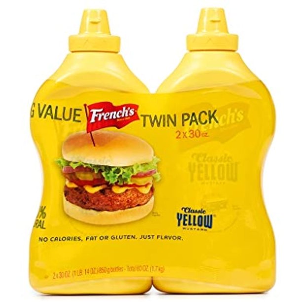 French's 100% Natural Classic Yellow Mustard (30 oz., 2 pk.)