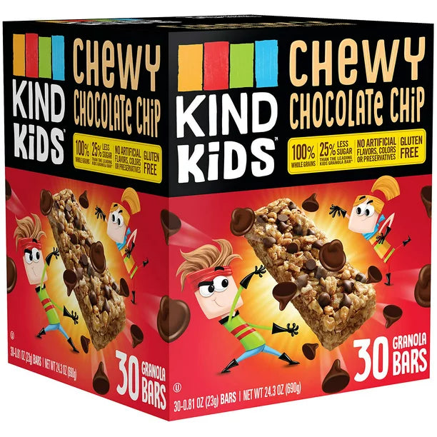 KIND Kids Chewy Chocolate Chip Granola Bars (30 ct.)