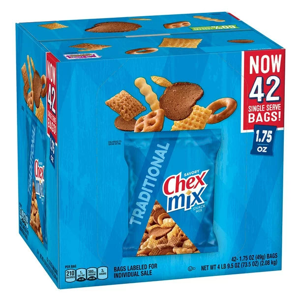 Chex Mix Traditional Savory Snack Mix (42 pk.)