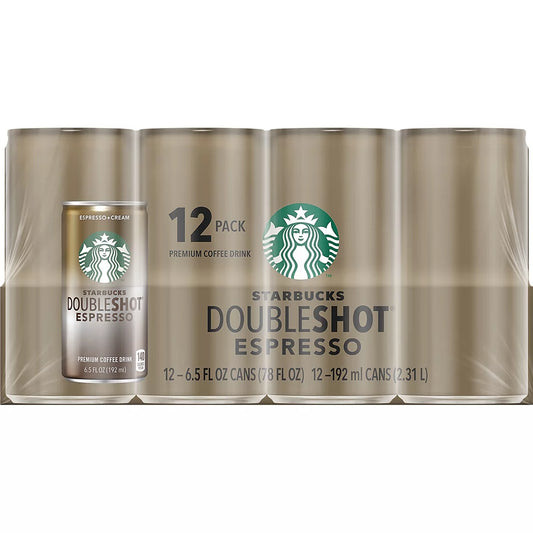 Starbucks Doubleshot Espresso Coffee, 12 pk.