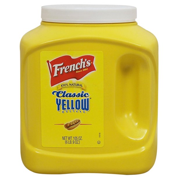 French's 100% Natural Classic Yellow Mustard (105 oz.)