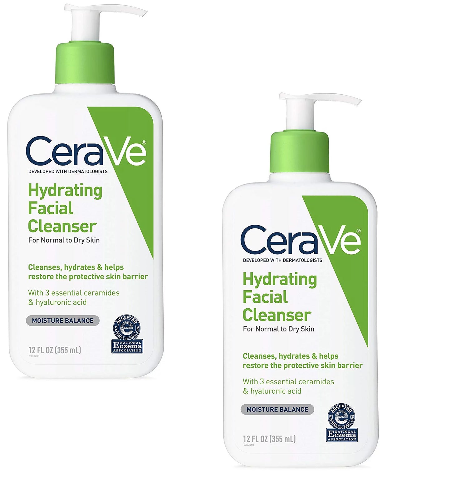 CeraVe Hydrating Cleanser, 2 pk./12 oz.