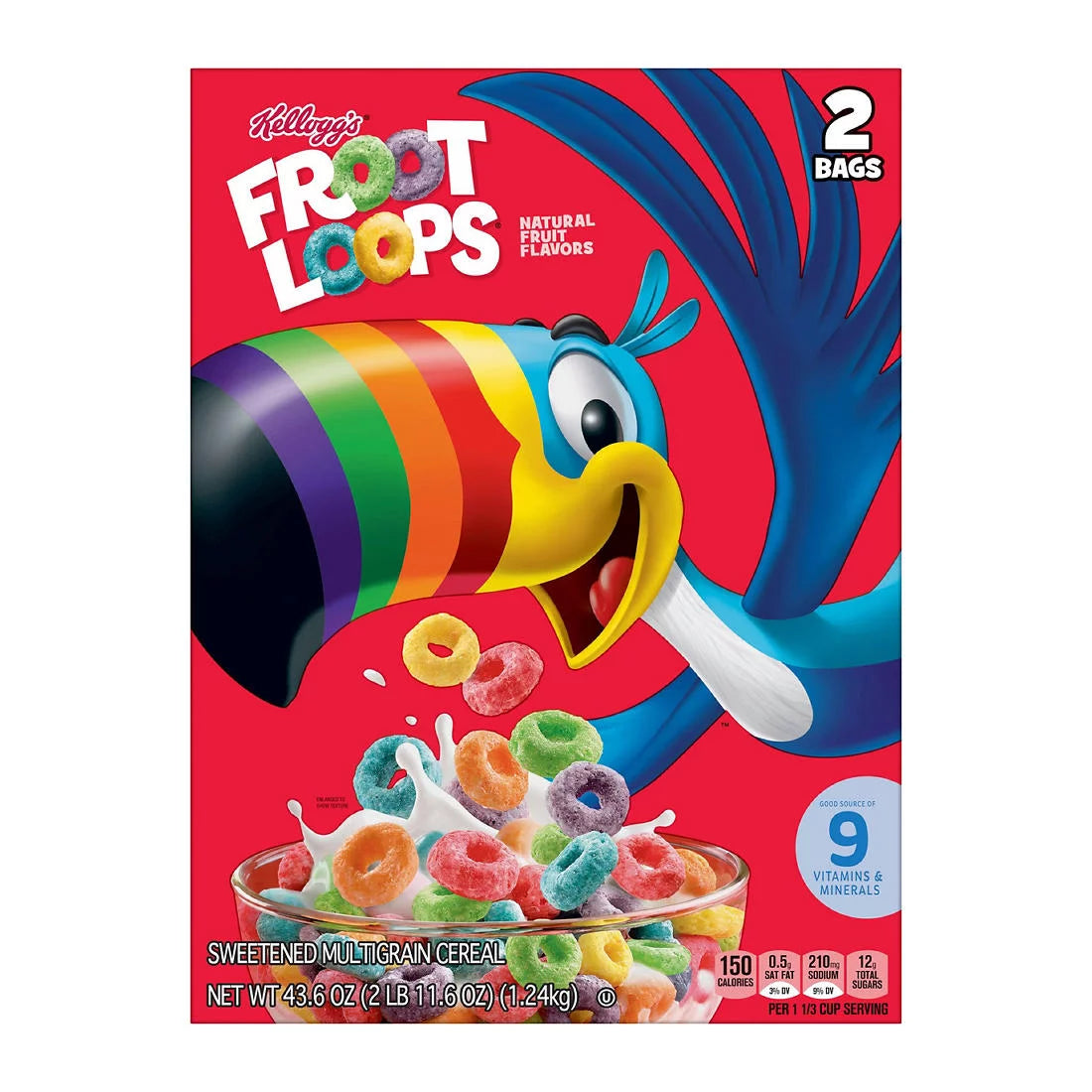 Kellogg's Froot Loops Breakfast Cereal (2 pk.)