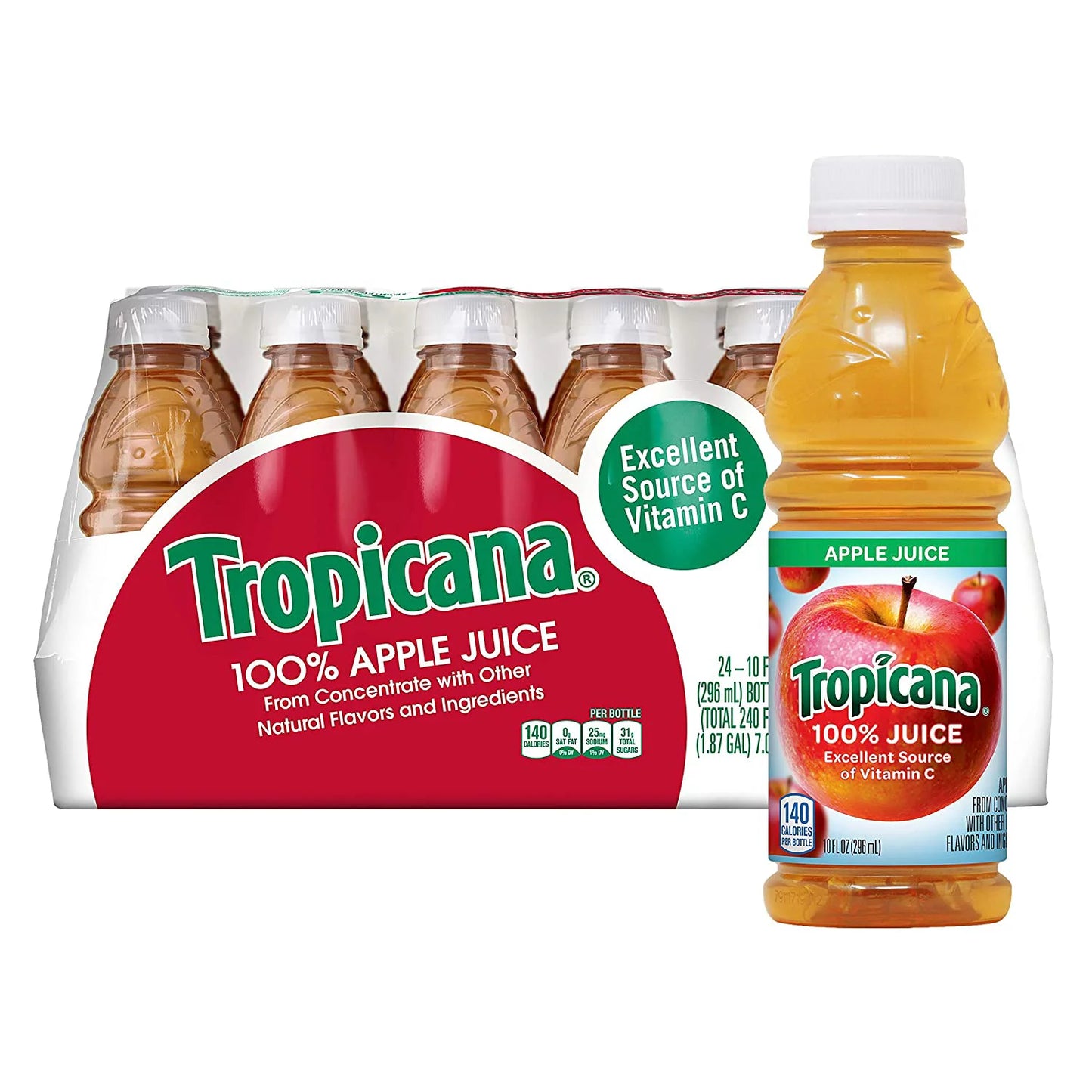 Tropicana 100% Apple Juice (10 fl. oz., 24 pk.)