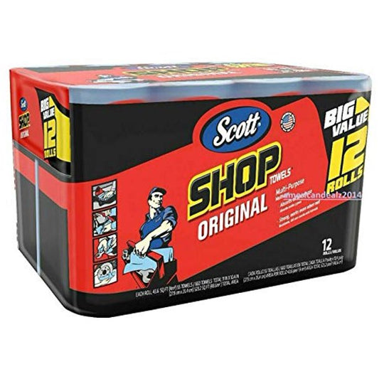 Scott Shop Towels Original (55 sheets/roll, 12 rolls)