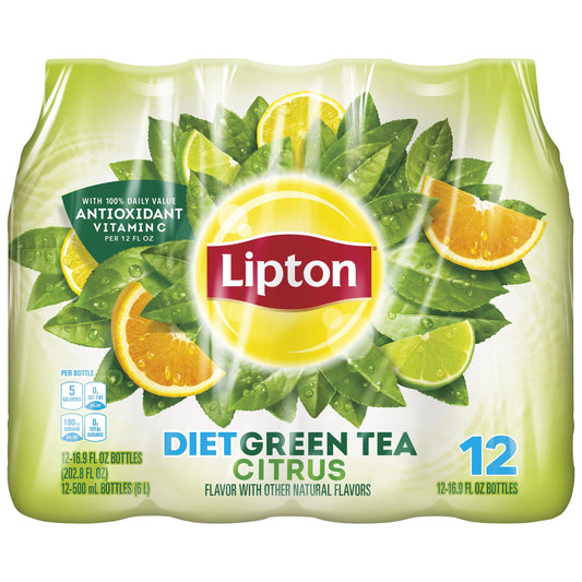 Lipton Diet Green Tea Citrus Iced Tea (16.9 oz., 24 pk)