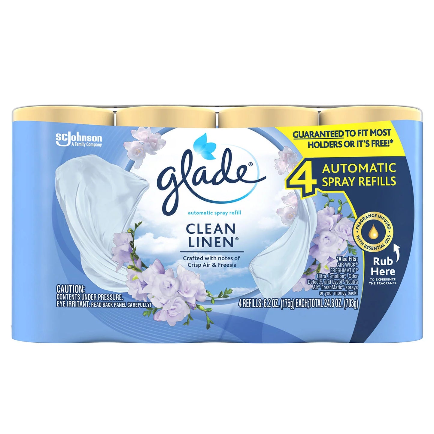 Glade Automatic Spray Air Freshener Refill, 4 pk. (Choose Scent)