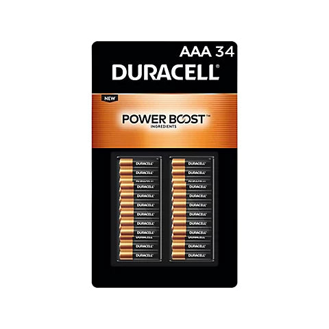 Duracell CopperTop AAA Batteries, 34 ct.