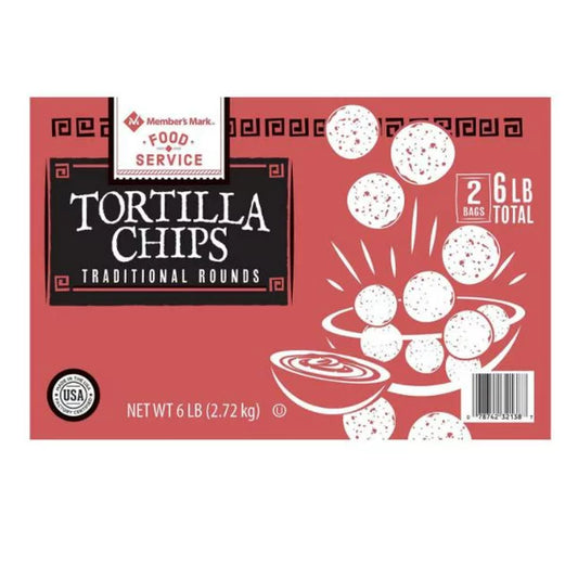 Round Yellow Tortilla Chips (48 oz., 2 pk.)