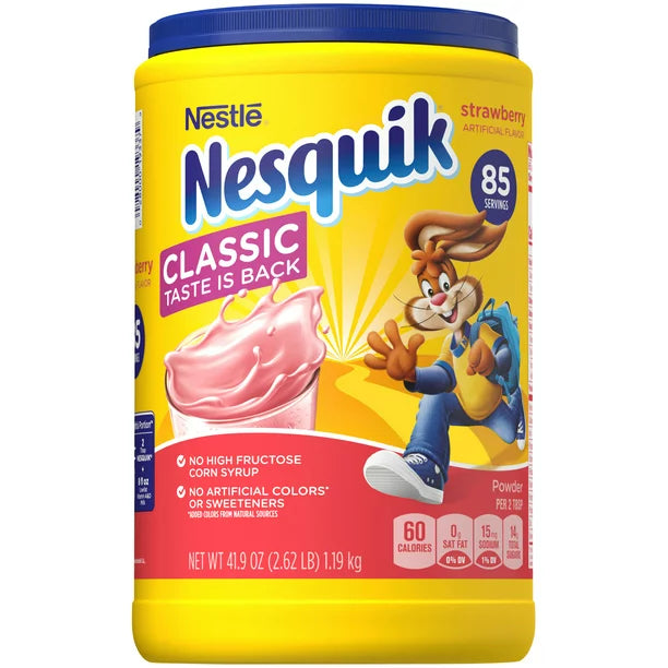 Nesquik Strawberry Powder Drink Mix (41.9 oz.)