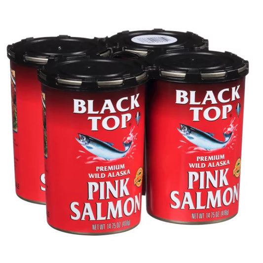 Black Top Premium Wild Alaska Pink Salmon (14.75 oz., 4 pk.)