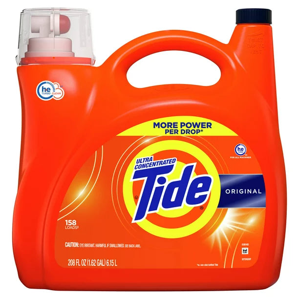 Tide Ultra Concentrated Liquid Laundry Detergent, Original (158 loads, 208 fl. oz.)