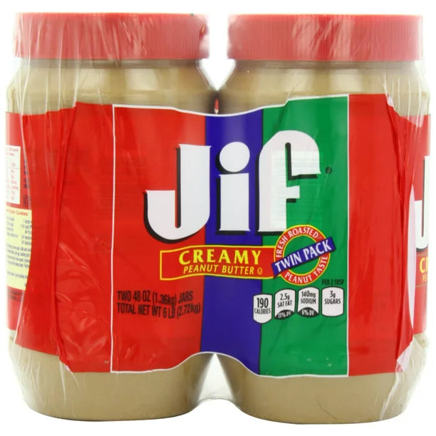 Jif Creamy Peanut Butter (48 oz., 2 pk.)