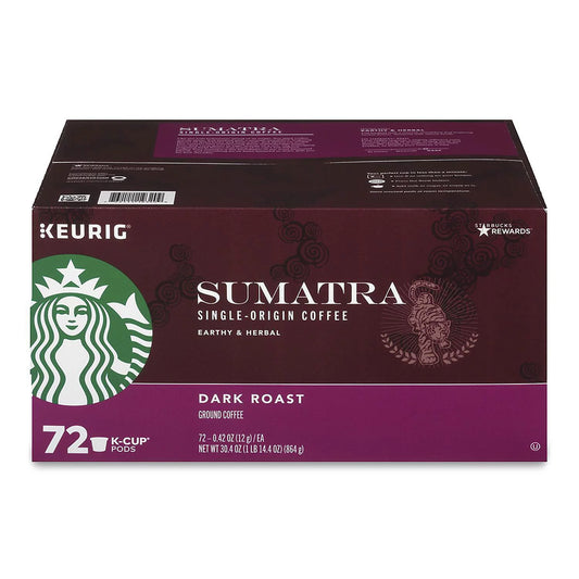 Starbucks Single-Origin Sumatra Coffee K-Cups, Dark Roast (72 ct.)