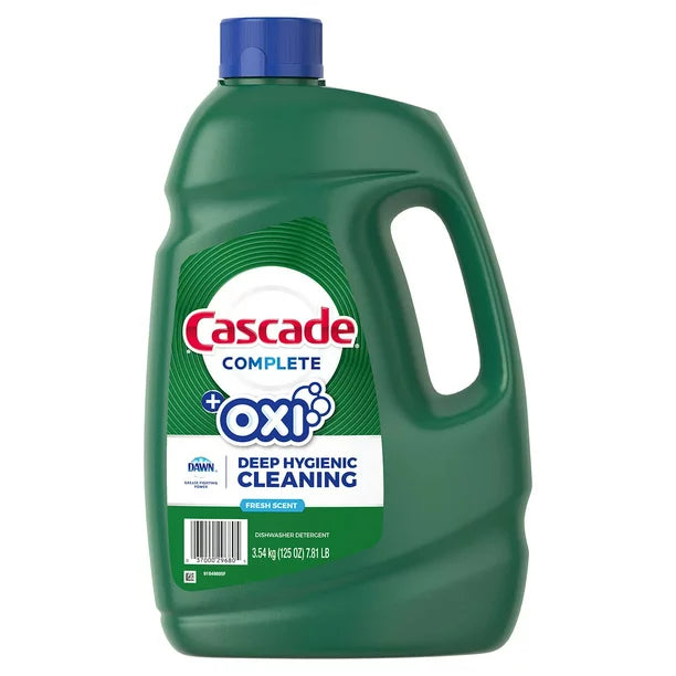 Cascade Complete Gel + Oxi Dishwasher Detergent (125 fl. oz.)