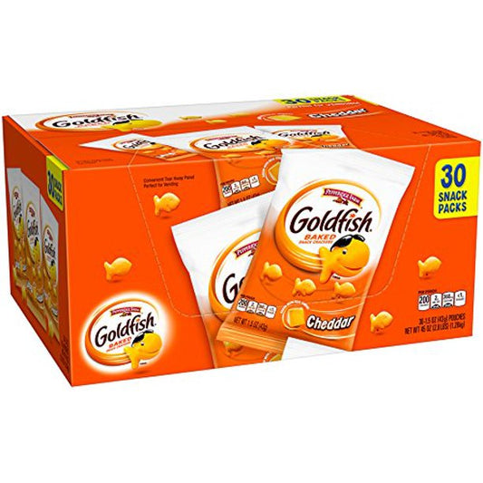 Pepperidge Farm Cheddar Goldfish Snack Packs, 30 ct., 45 oz.