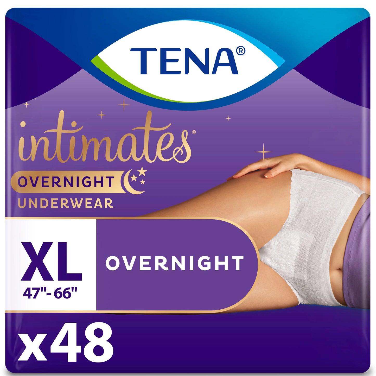 Tena Intimates Overnight Underwear XLarge, 48 ct