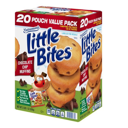 Entenmann's Little Bites Chocolate Chip Muffins (1.65 oz., 20 pk.)