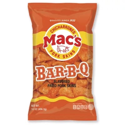 Mac's BBQ Pork Skins (18oz)
