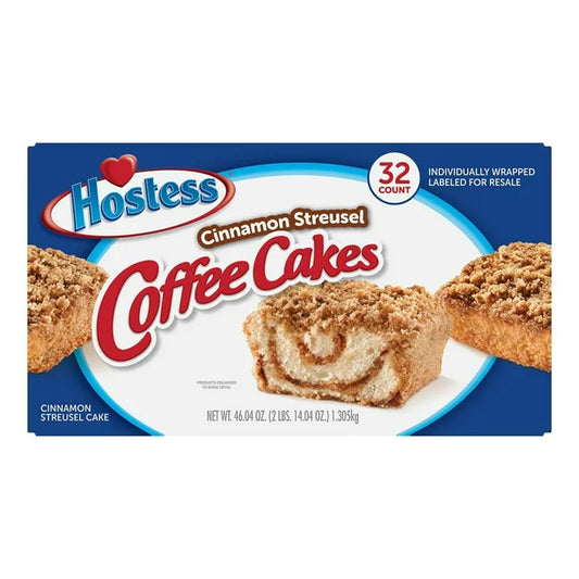 Hostess Cinnamon Streusel Coffee Cake (1.44 oz, 32 pk.)