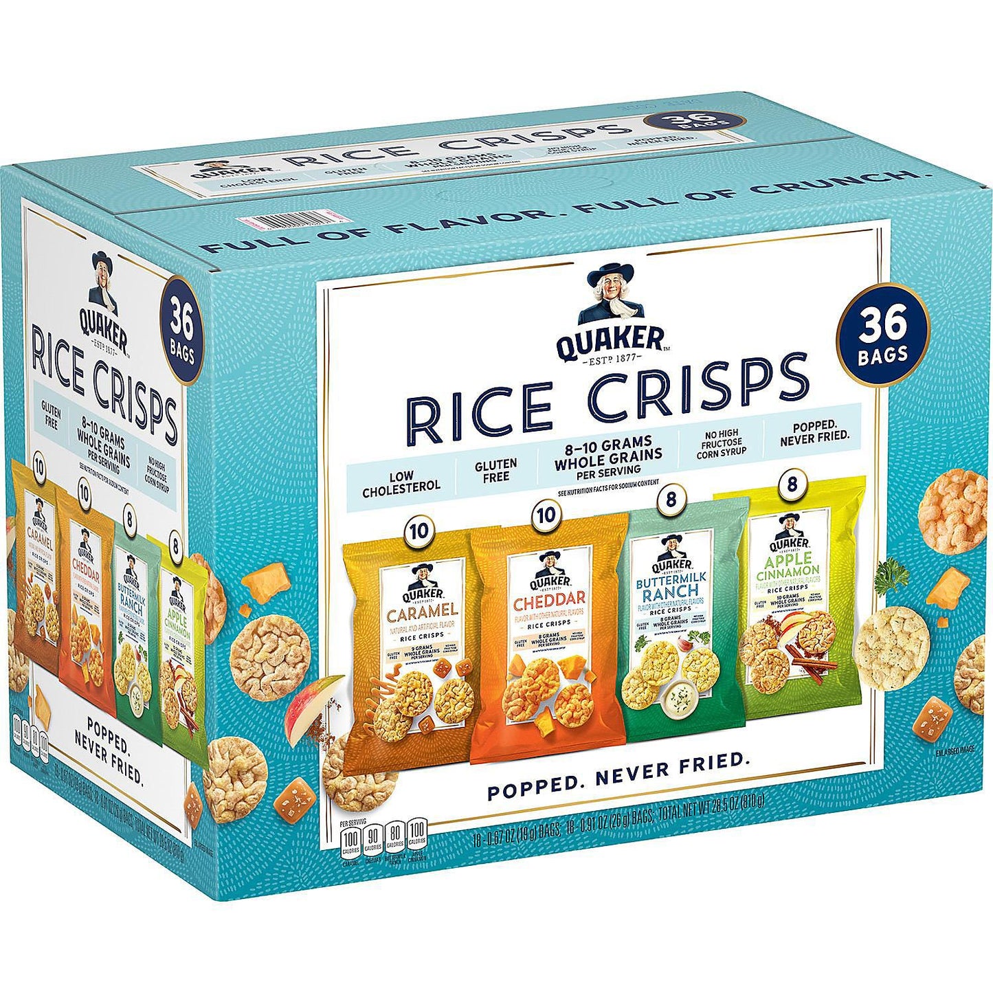 Quaker Rice Crisps Variety Pack (36 pk.)