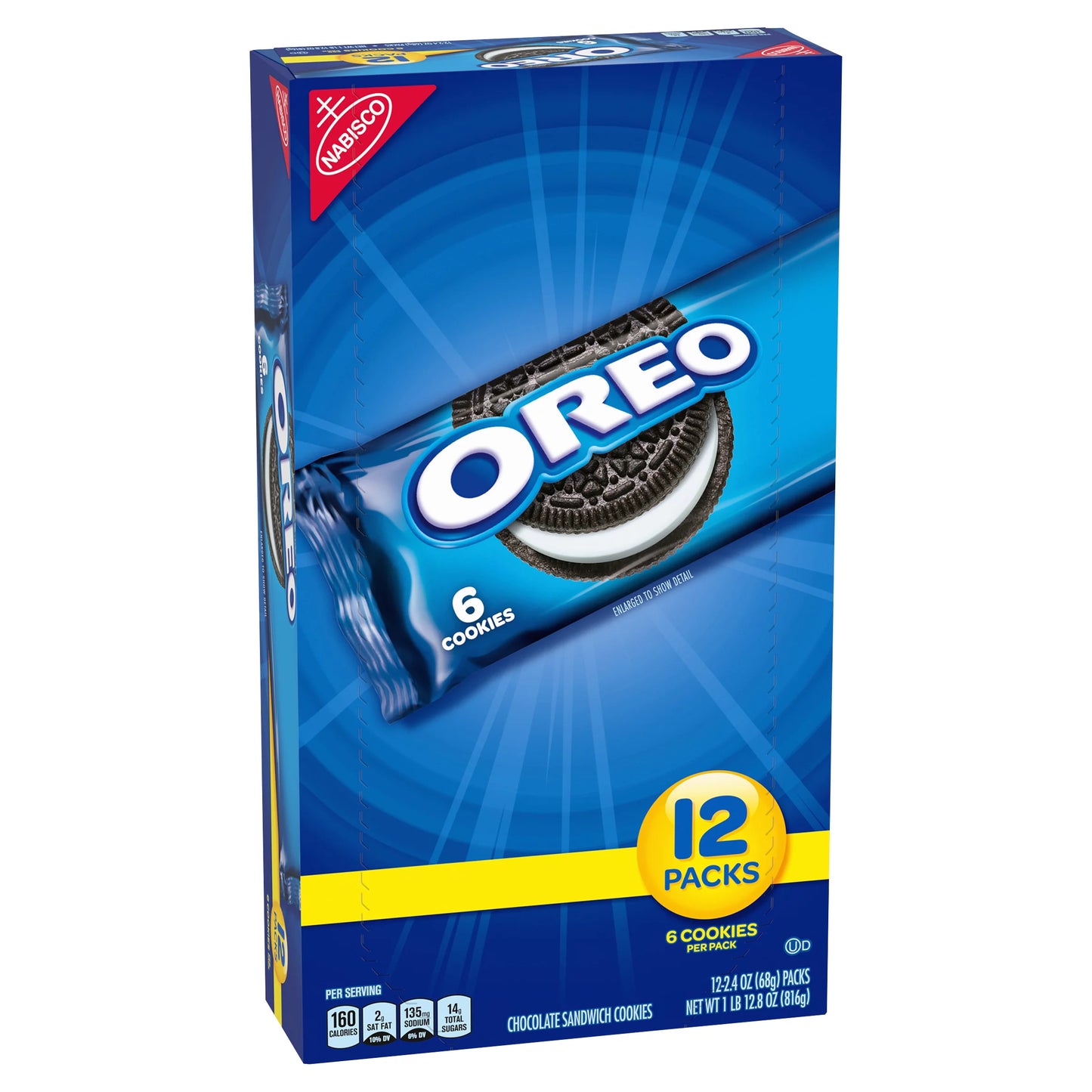 OREO Chocolate Sandwich Cookies (62.76 oz., 12 pk.)