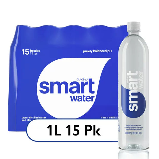 Glaceau SmartWater (1 L., 15 pk.)