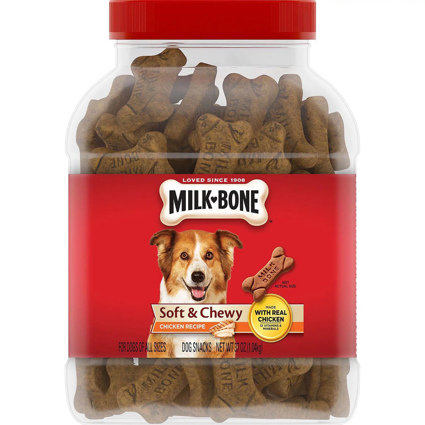 Milk-Bone Soft & Chewy Dog Snacks, Chicken Recipe (37 oz.)