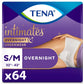 Tena Intimates Overnight Incontinence Protective Underwear, S/M, 64 Count