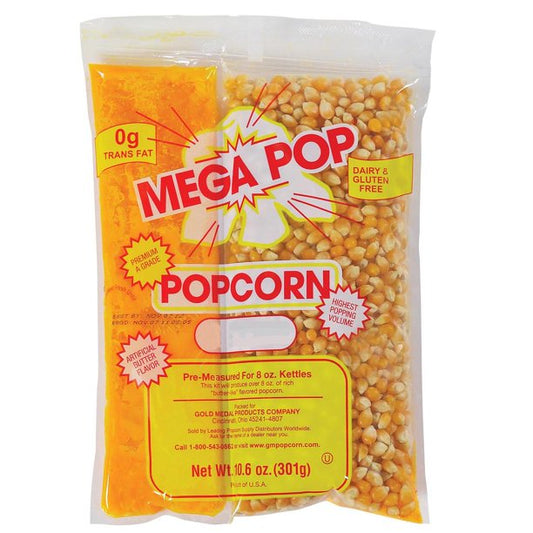 Gold Medal Mega Pop Popcorn Kit (8 oz., 24 ct.)