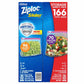Ziploc Slider Storage Bags Variety Pack: Quart (96 ct.), Gallon (70 ct.)