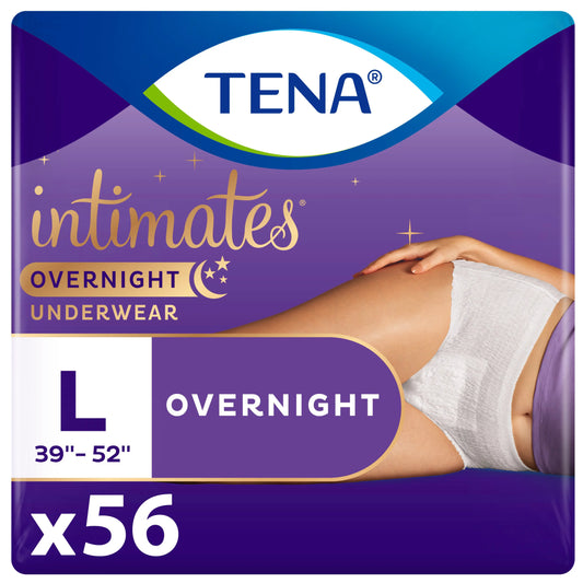 Tena Intimates Overnight Underwear Large, 56 ct